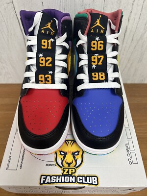 Air Jordan 1 Mid SS Six Championships FD1317-007 GS Size 4Y-7Y | eBay