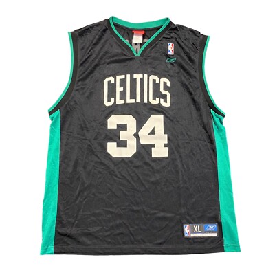 Paul Pierce #34 Boston Celtics Vintage Reebok Black Jersey Size