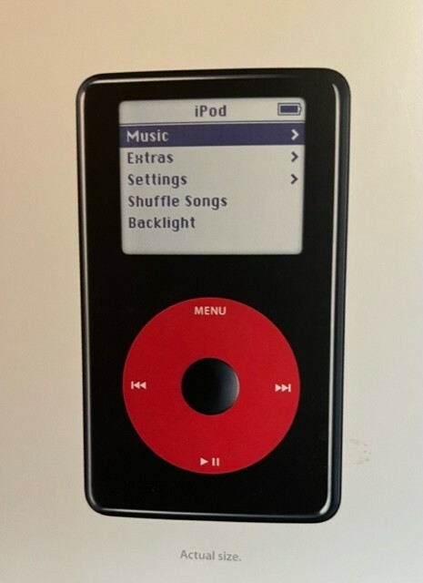 Apple iPod classic 4th Generation U2 Special Edition Black/Red (20