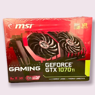 MSI Gaming GeForce GTX 1070Ti 8GB GDDR5 Graphics Card Brand New