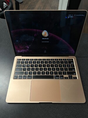 Apple MacBook Air 13in (256GB SSD, M1, 8GB) Laptop - Gold