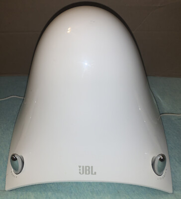 JBL Creature White Speaker System Subwoofer + Satellite Speakers +
