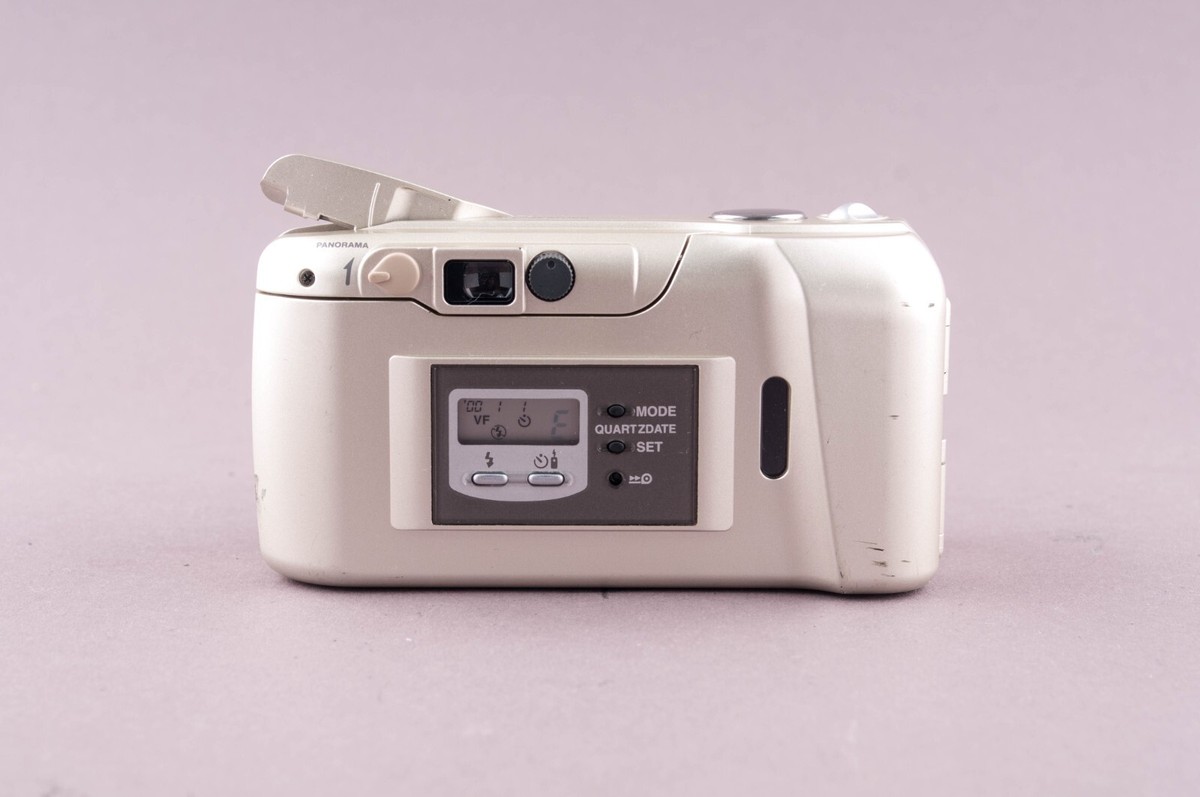 Olympus Mju II Zoom 115 VF Panorama 35mm Point & Shoot Film Camera