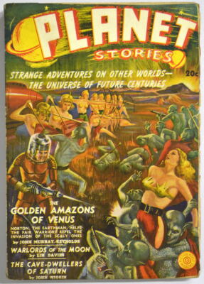 PLANET STORIES Pulp Magazine Vol 1 #1 WINTER 1939 FIRST ISSUE