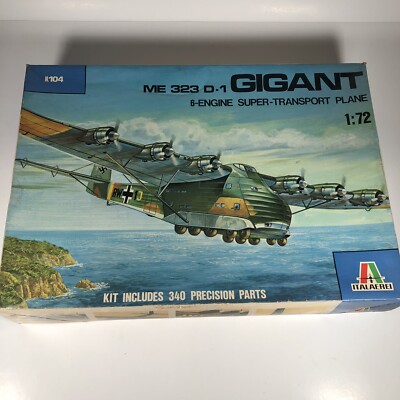 Italeri 1/72 Scale Messerschmitt Me 323 D-1 Gigant for sale online