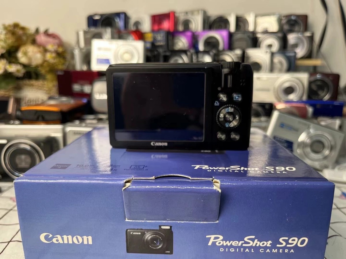 Canon PowerShot S90 Digital Camera - Black 90% New Fully Tested | eBay