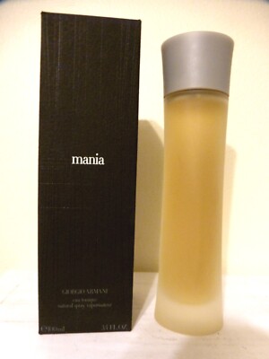 MANIA (BLACK) by GIORGIO ARMANI 3.4 OZ EAU DE TONIQUE SPRAY | eBay
