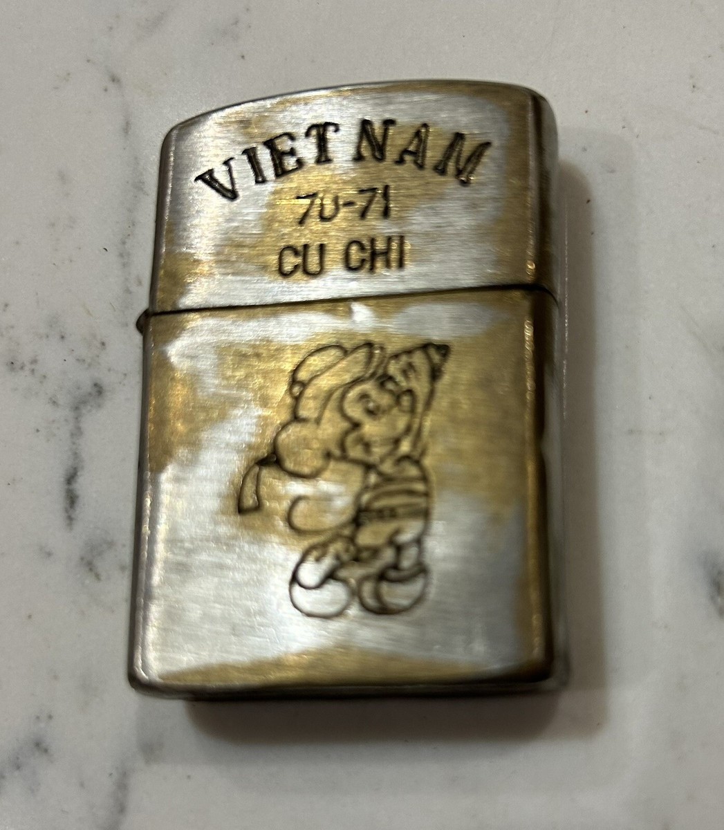 MICKEY MOUSE War Zippo - RARE 1970 ZIPPO LIGHTER ORIGINAL VINTAGE