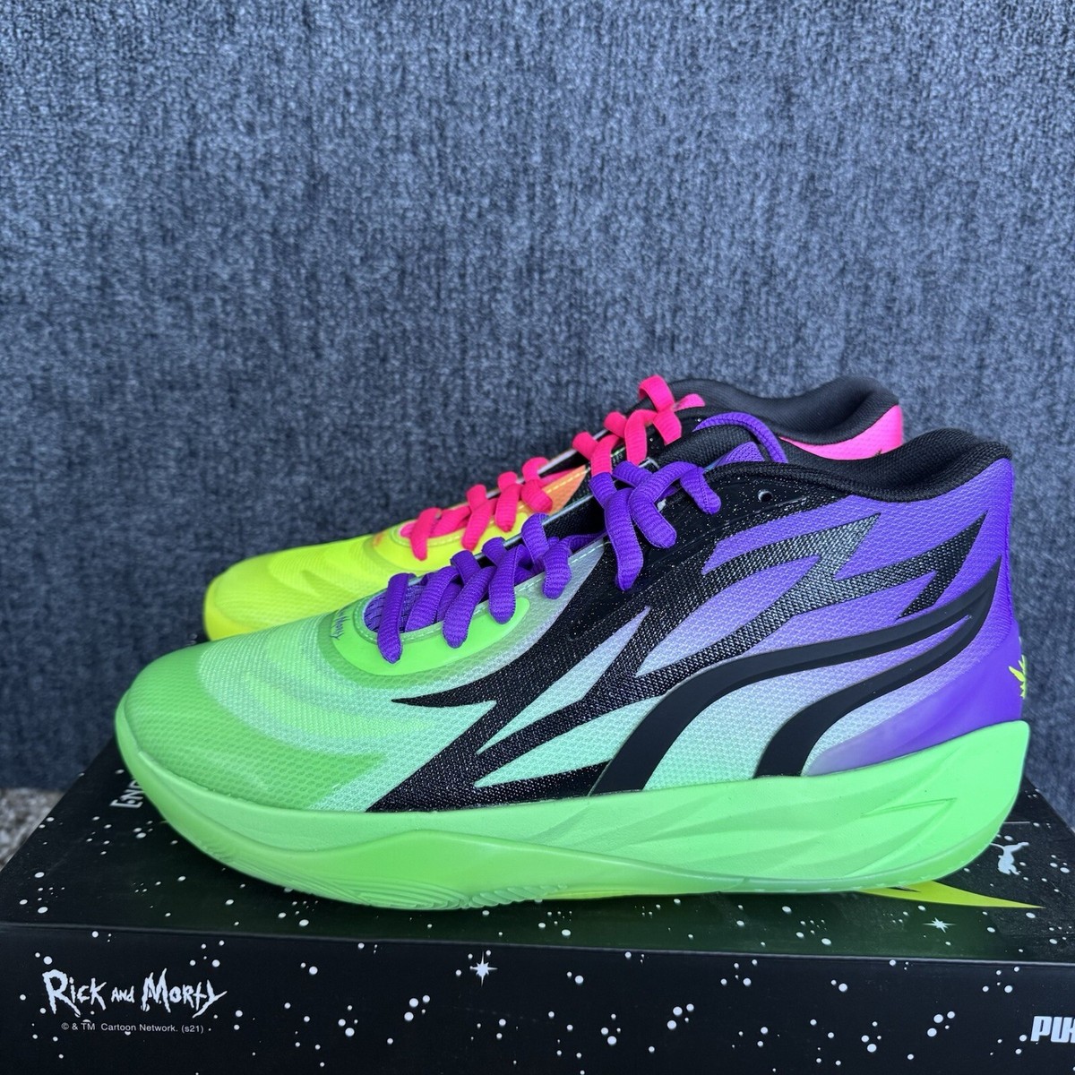 Puma Rick and Morty x MB.02 Adventures LaMelo Ball Men's Size 7 | eBay