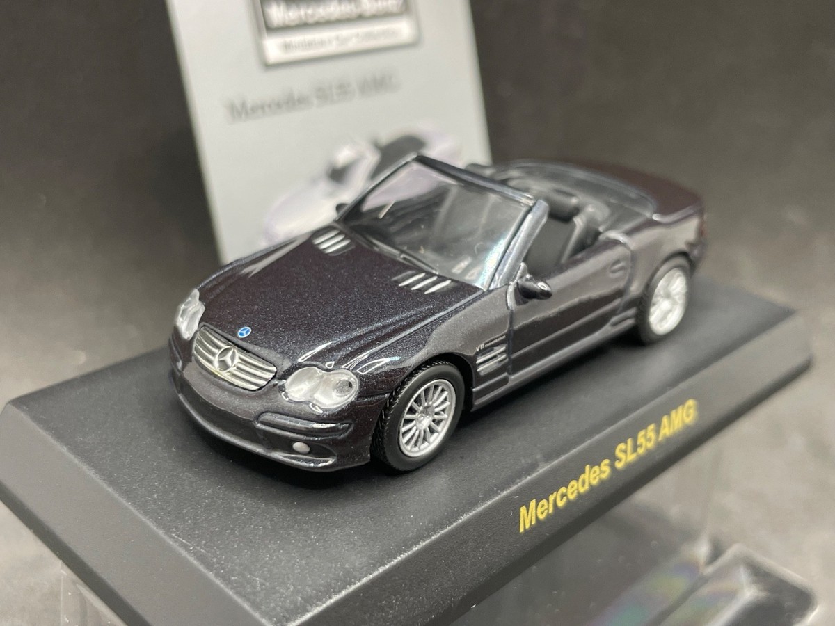 Kyosho 1/64 Mercedes-Benz collection SL55 AMG Black diecast model