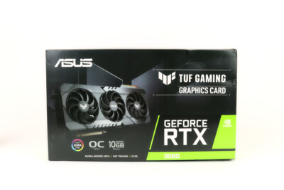 Asus GeForce RTX 3080 10GB TUF OC GPU w/Box | 1yr Warranty, Fast
