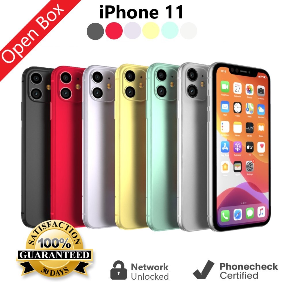 Apple iPhone 11 - 64GB | 128GB (Unlocked) A2111 (CDMA + GSM