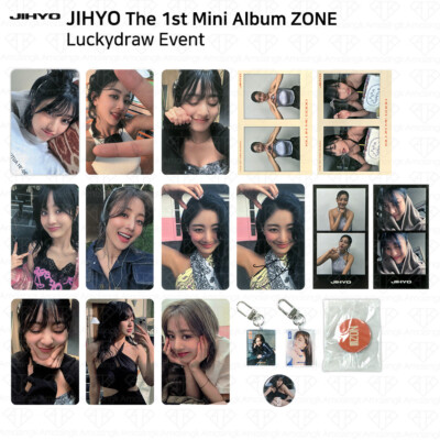JIHYO The 1st Mini Album ZONE Lucky Draw Photocard Soundwave