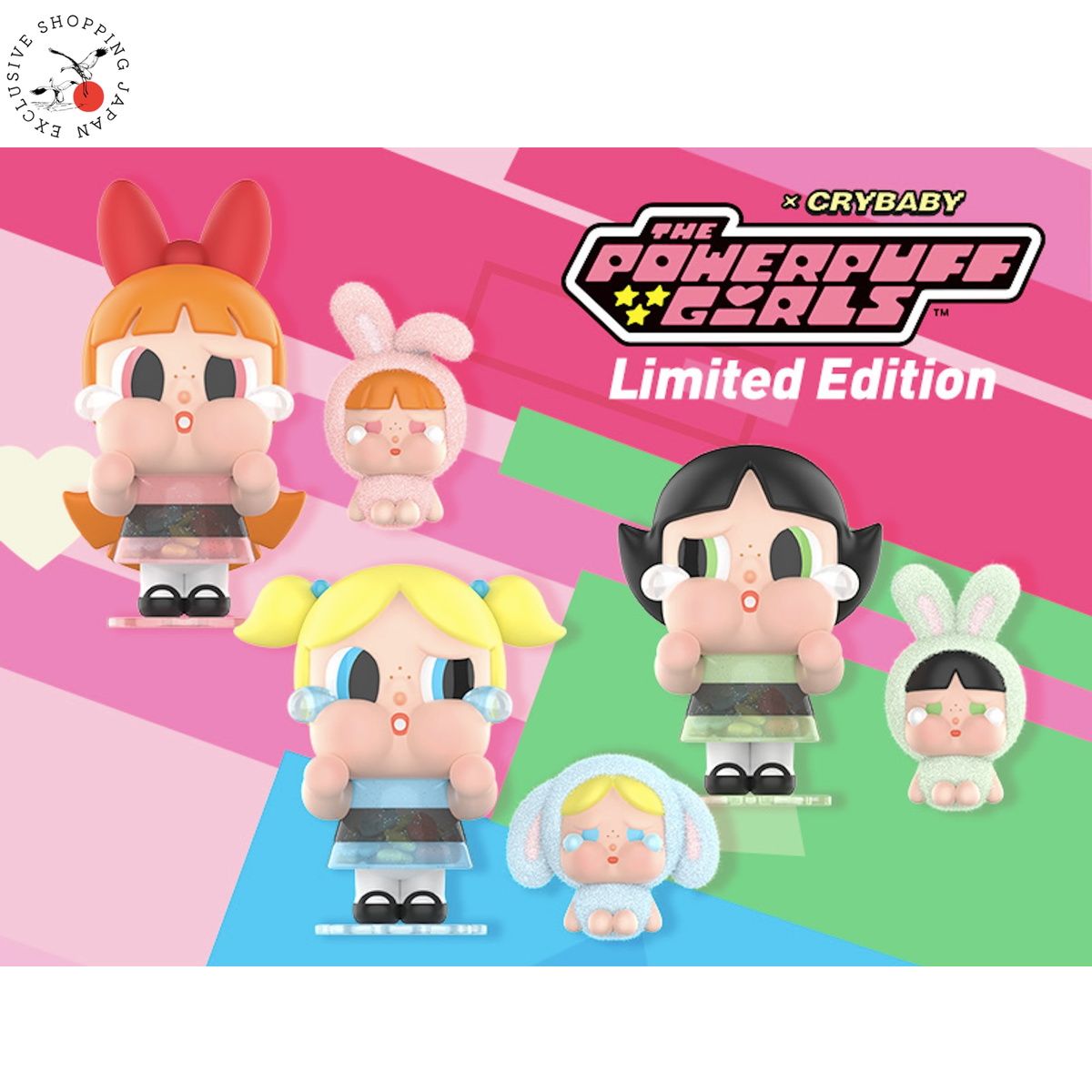 Pop Mart Crybaby x The Powerpuff Girls Limited Edition 3 pcs