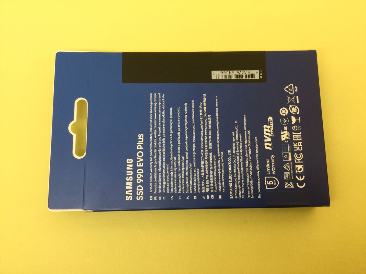 SAMSUNG 990 EVO Plus 4TB PCIe NVMe M.2 2280 Internal SSD MZ