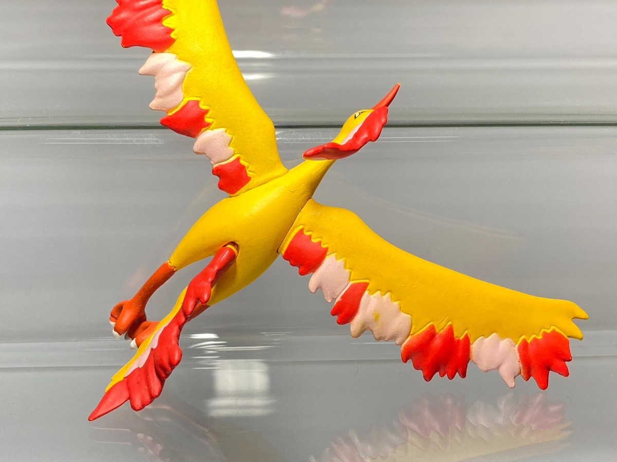 Moltres Pokemon Monster Zukan1/40 Gashapon Collection Figure Toy