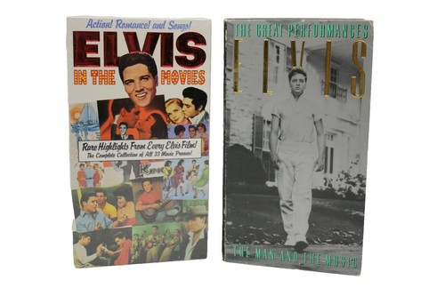洋楽 ELVIS Off The Record VHS CD Rare Elvis Presley VHS Tape and