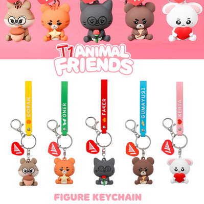 FAKER T1 Official Animal Friends Figure Keychain League of Legends