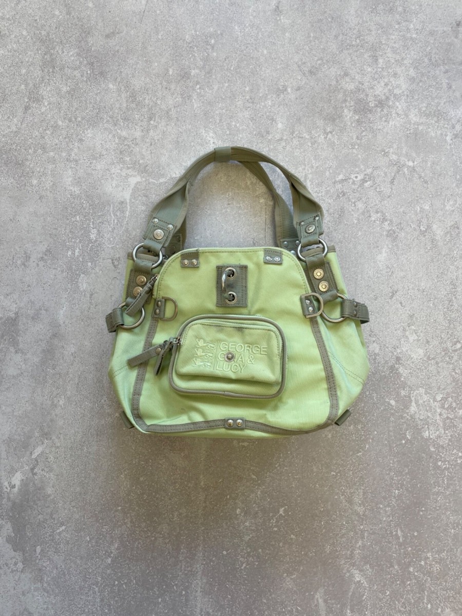 George Gina Lucy Principessa Green Bag Y2K Colorfull Medium | eBay