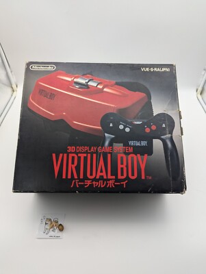 Nintendo Virtual Boy 3D Display Game System Console w/game