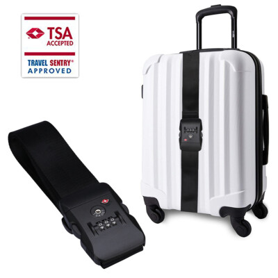 Superior Strength NON-SLIP Luggage Strap Travel Suitcase Belt with