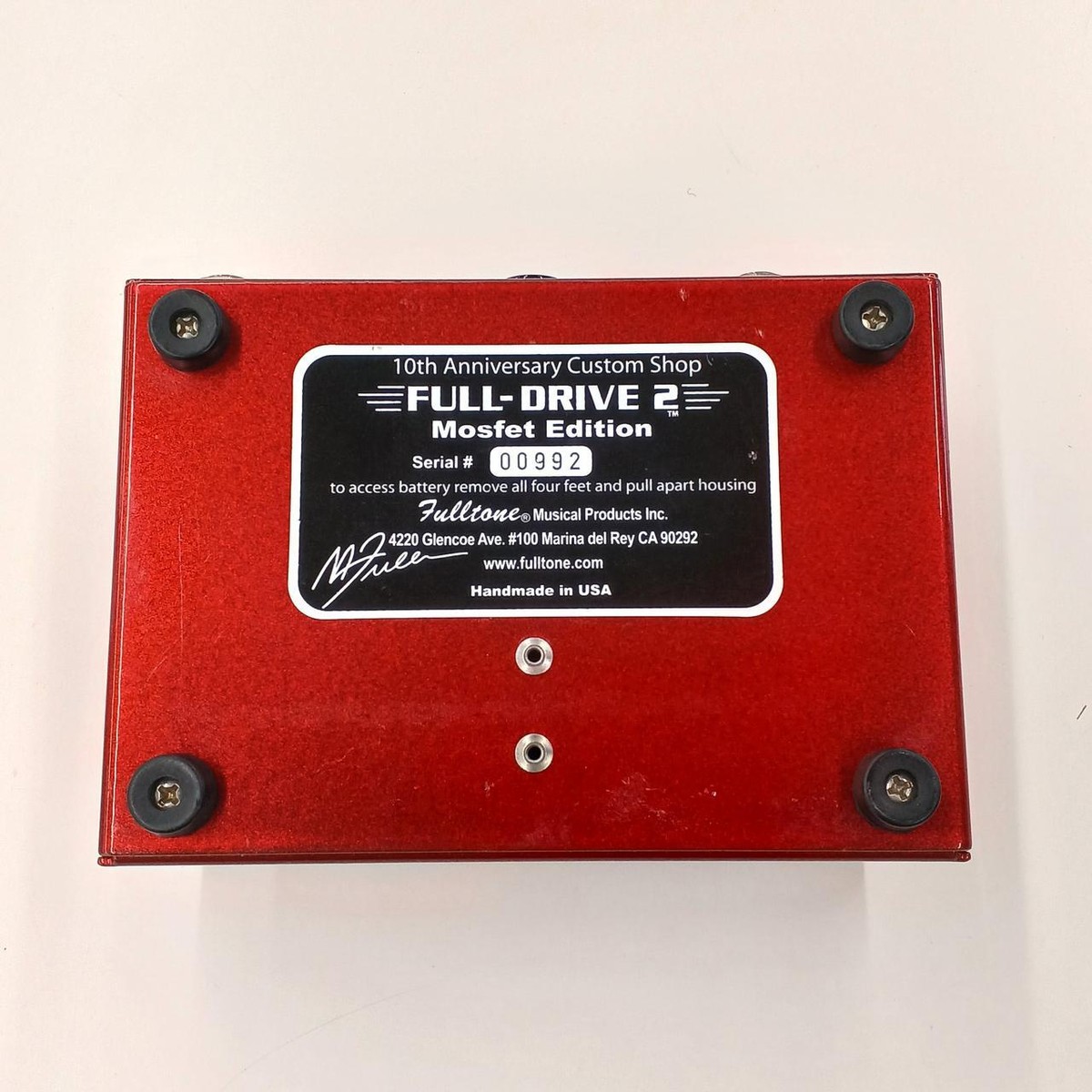 Fulltone FULL DRIVE 2 10th anniversary color ver. Mosfet Editio