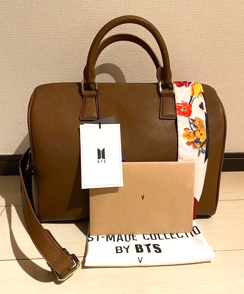BTS Artist Made Collection V Taehyung Mute Boston Bag Genuine