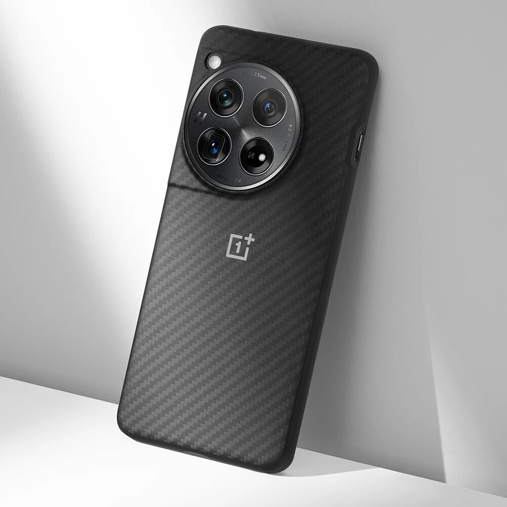 New Original Oneplus 12 Karbon Black Sandstone Wood Bumper Back