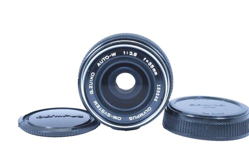 Olympus OM System Zuiko 35mm f/2.8 Shift Lens With Box, Case