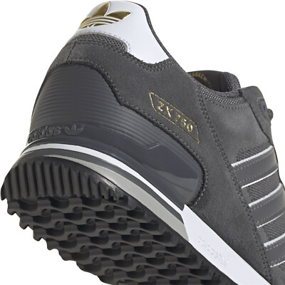 adidas Originals Men's ZX 750 Trainers in Grey / White / Gold