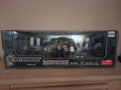 21st Century Toys 1:18 Supermarine Spitfire MK.1 Airplane for sale