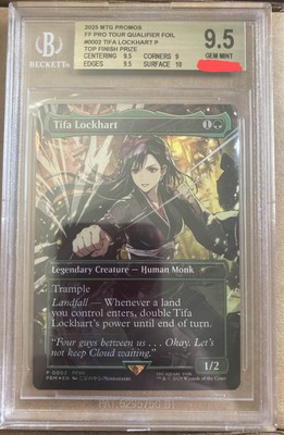 MTG FOIL Tifa Lockhart PTQ Promo 0002 MagicCon Las Vegas New NM