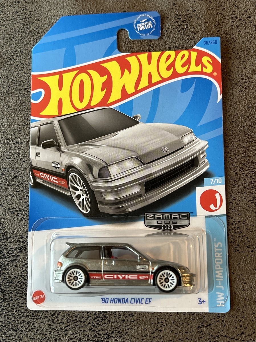 2023 Hot Wheels '90 Honda Civic EF Zamac Walmart Exclusive si VHTF