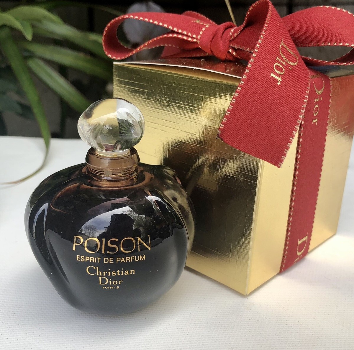 💝Vintage 80's POISON Dior ESPRIT De PARFUM 1oz 30ml Perfume