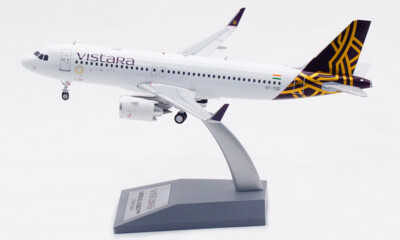 1:200 InFlight VISTARA AIRBUS A320NEO Passenger Airplane Diecast