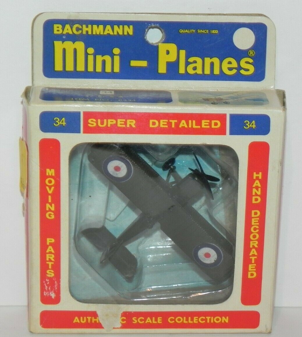 BACHMANN Mini-Planes #34 S.E.5A Airplane - New in Box - Hong Kong