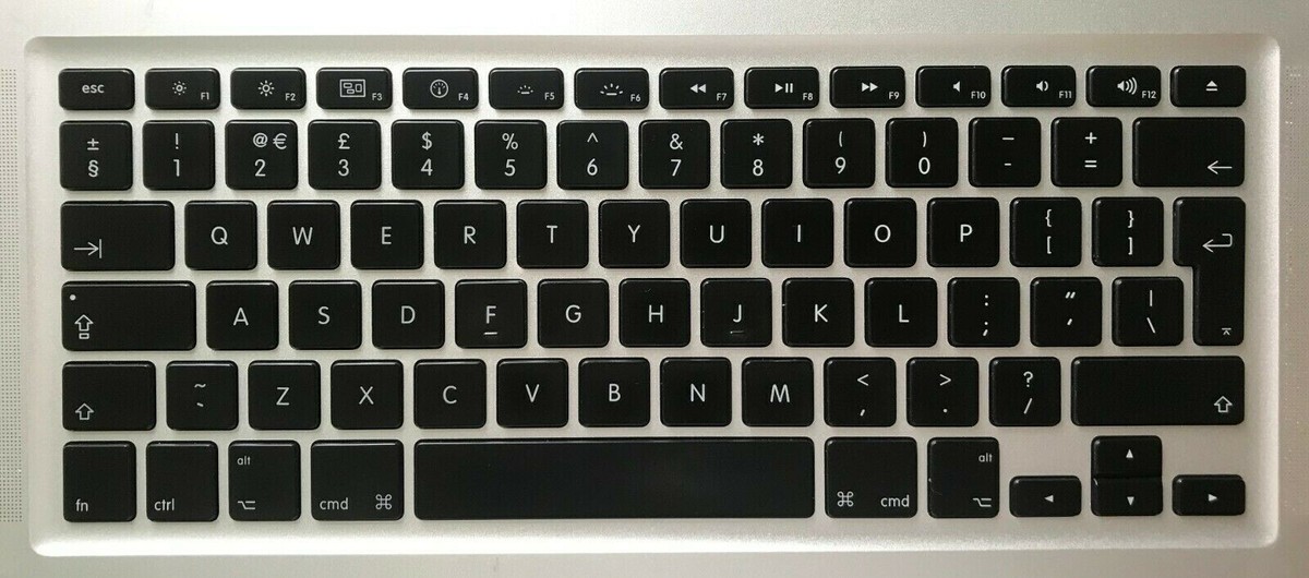 Apple MacBook Pro UK Keyboard key A1278 A1286 A1287 (2008-2012