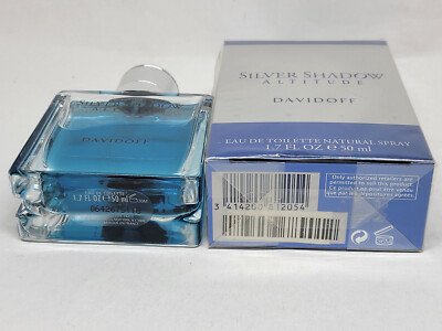 Silver Shadow Altitude Davidoff 1.7oz/50ml EDT Spray Men Sealed