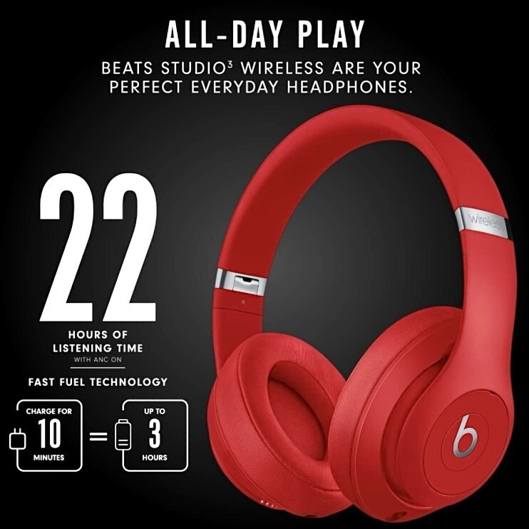New Sealed - Beats Studio3 Wireless Bluetooth Headphones Beats by