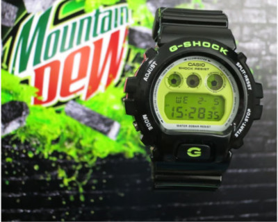 ⌚Very Rare Casio G-Shock DW6900 Mountain Dew UPSO Eyes Zombie