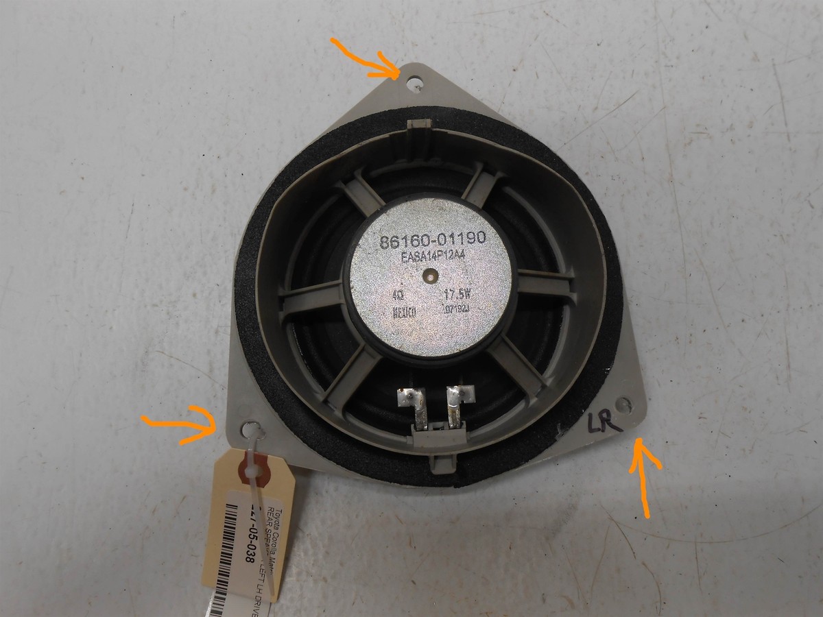 2003-2008 Toyota Corolla Matrix Rear Door Speaker | eBay