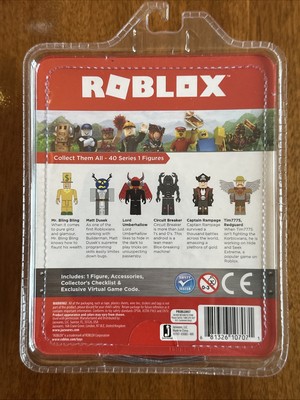 ROBLOX Matt Dusek Action Figure Series 1 New & Sealed With Code