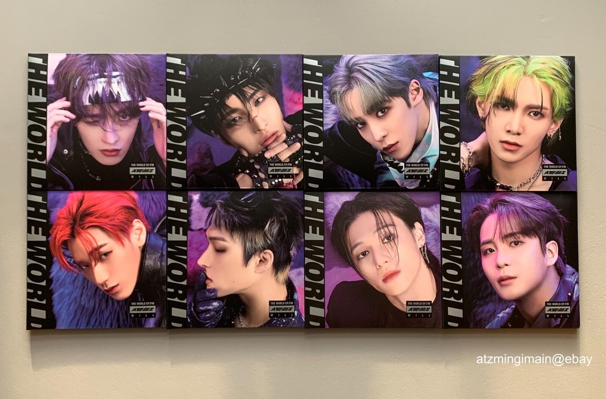 Sealed) Ateez The World EP. Fin: Will Digipak UK HMV Ver. Full