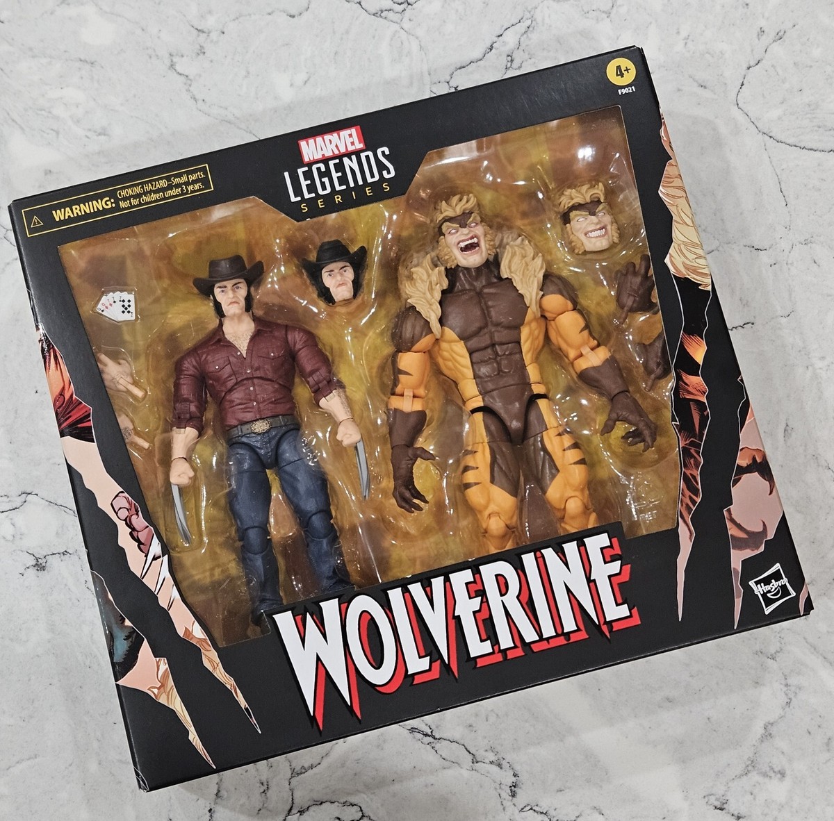 Marvel Legends X-Men 50th Anniversary 2-Pack Logan vs Sabertooth