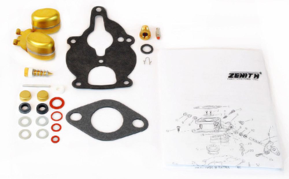 Zenith Carburetor Rebuild Kit with Float for Lincoln Welder SA-200