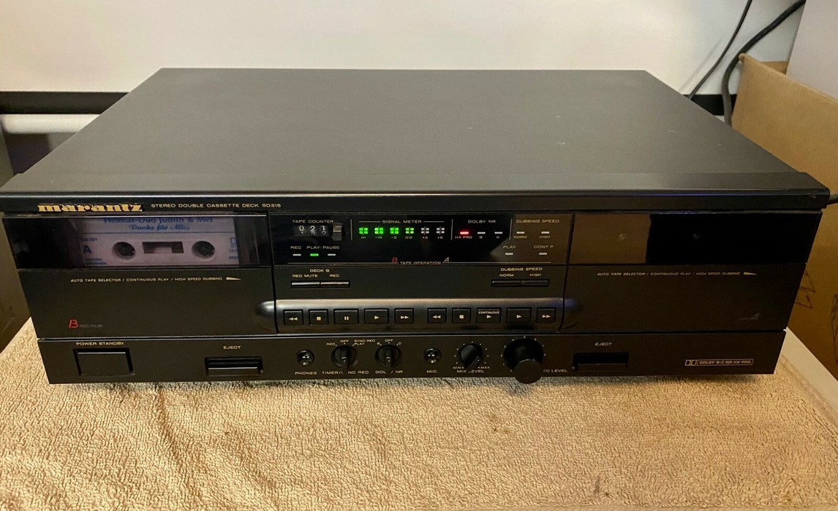 Marantz Stereo Double Cassette Deck SD315 SD-315 | eBay