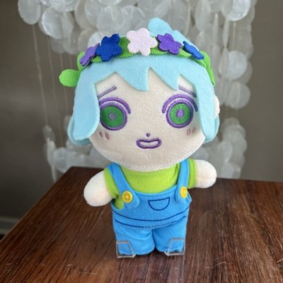 Omori Game Basil Cotton Plush Doll, 8in Fan Art Stuffed Animal