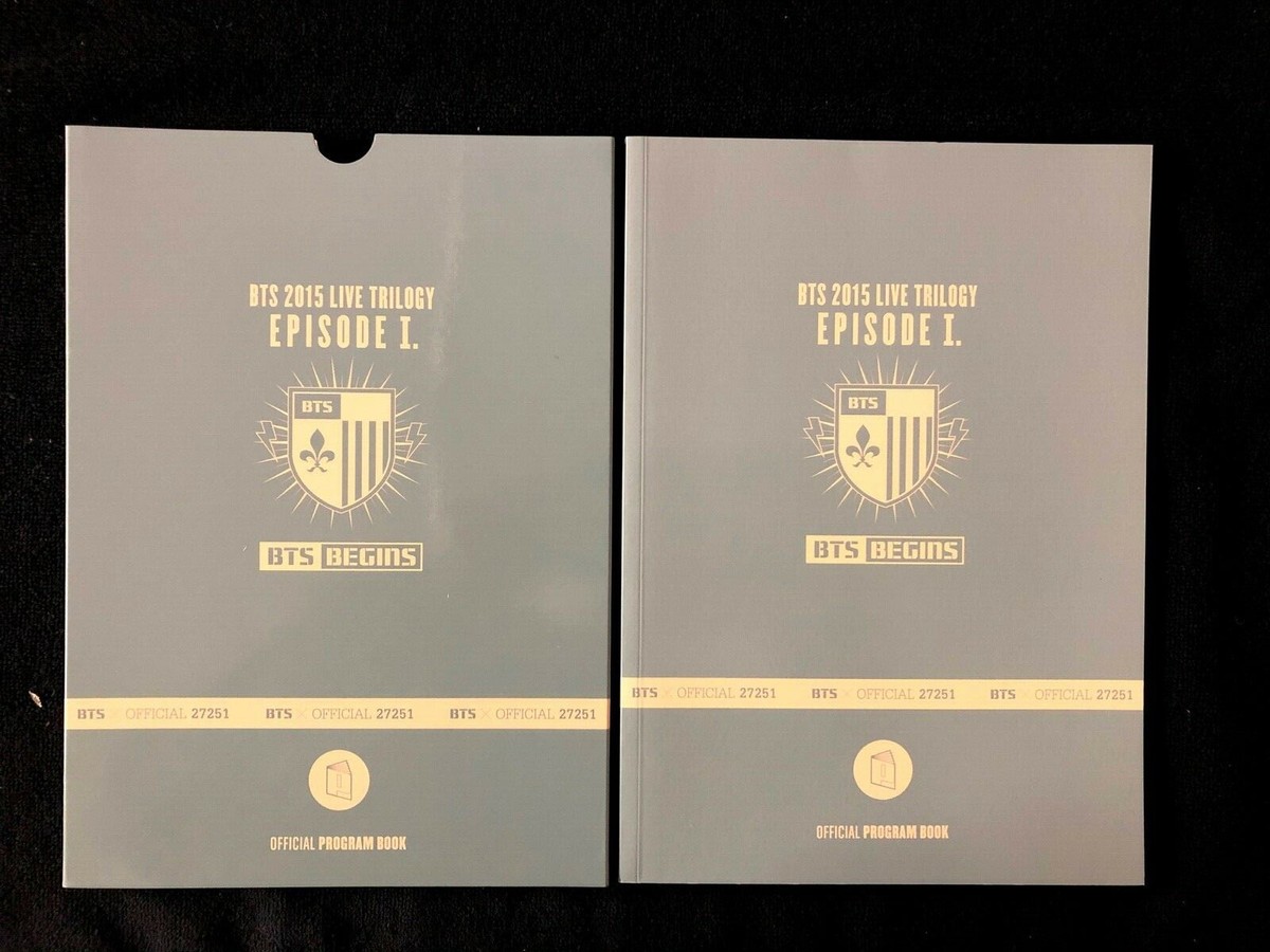 防弾少年団 BTS 2015 LIVE BEGINS プログラムブック 防弾少年団1st
