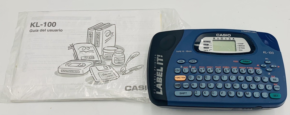 CASIO Model KL-100 Label It! EZ Label Maker Printer | eBay