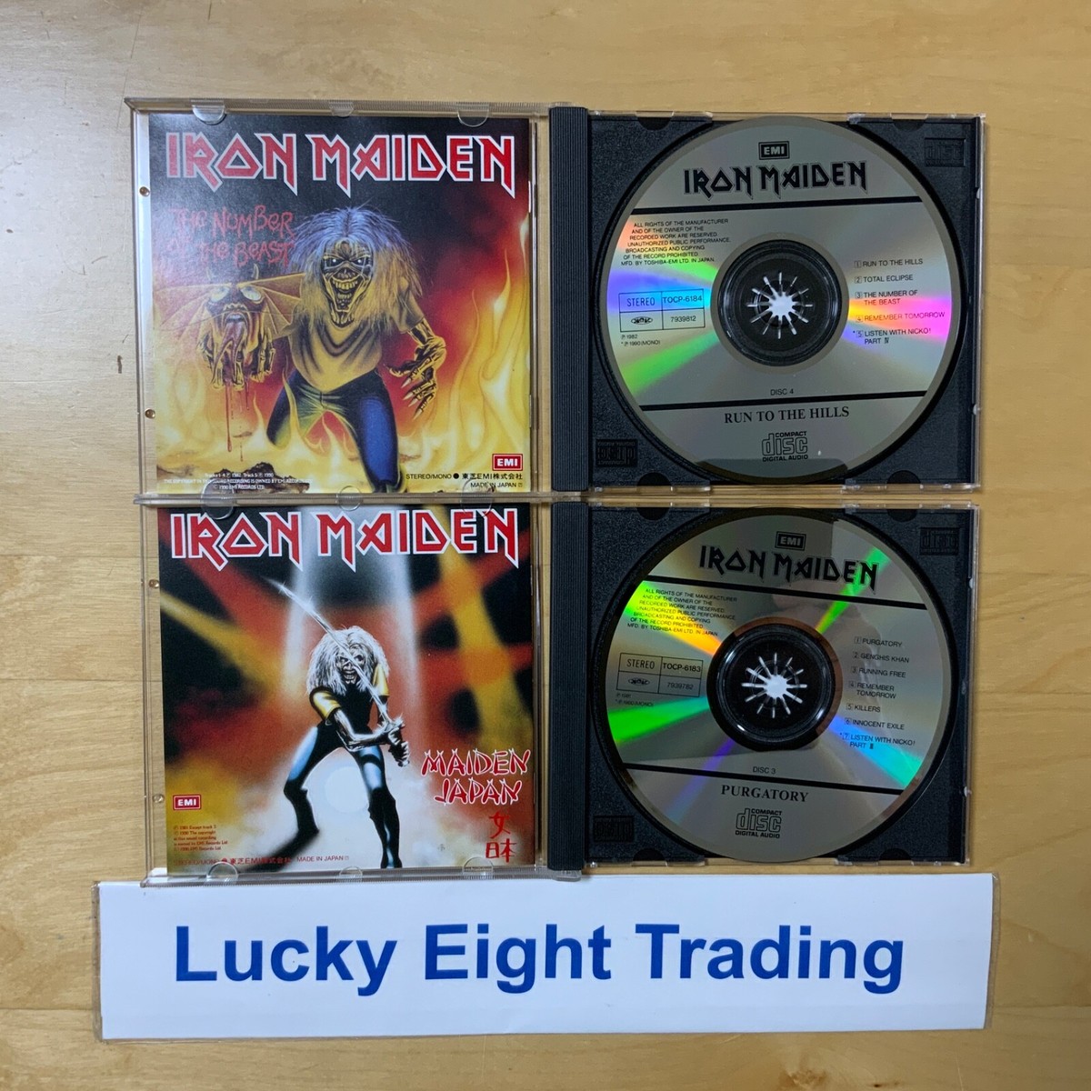 Iron Maiden 10Cd Box The First Ten Years Booklet Obi | eBay